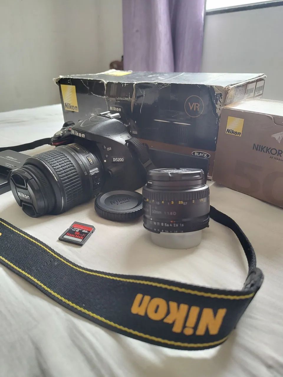 Câmera Nikon D5200 Kit Completo  - Foto 3