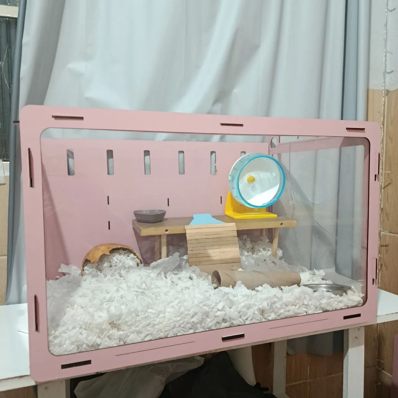 Hamster com terrário completo 