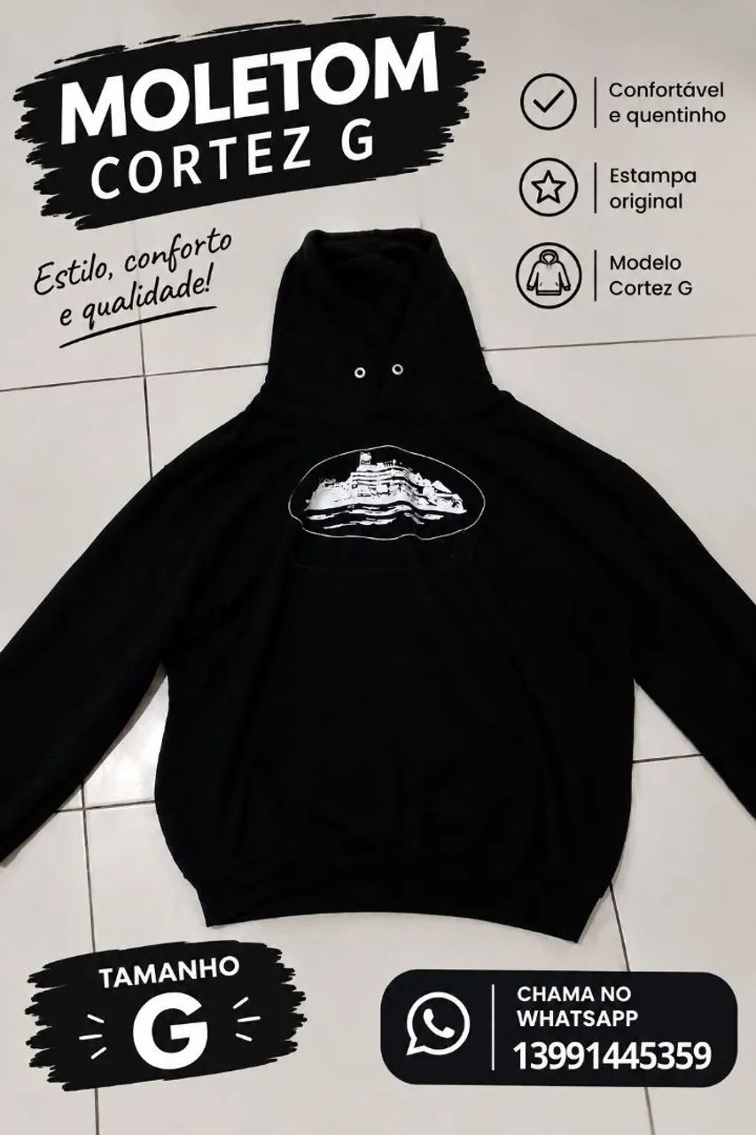 Casaco moletom Cortez g