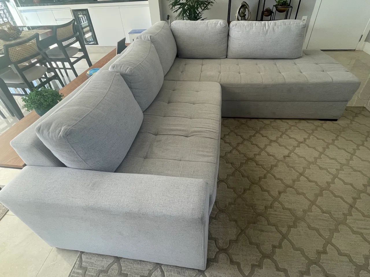 Sofá de Canto em L - 2,45 m x 2,20 m - Foto 2