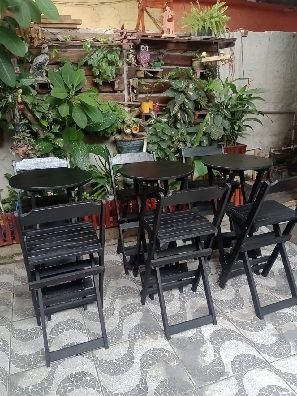 Jogo de mesa bistrô alta  - Foto 3