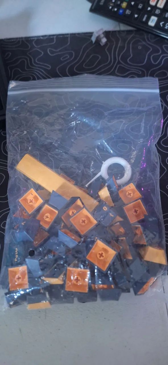 Teclas Keycaps do Aula F75 Thunder Black - Foto 2