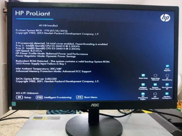 Servidor HP Proliant DL 380 G8 P
