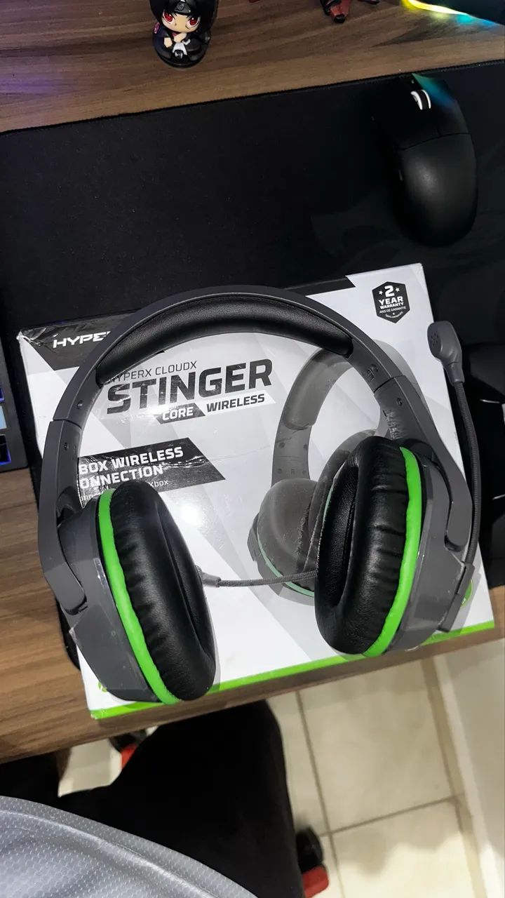 Headset sem fio hyperx cloudx stinger core xbox preto - Foto 3