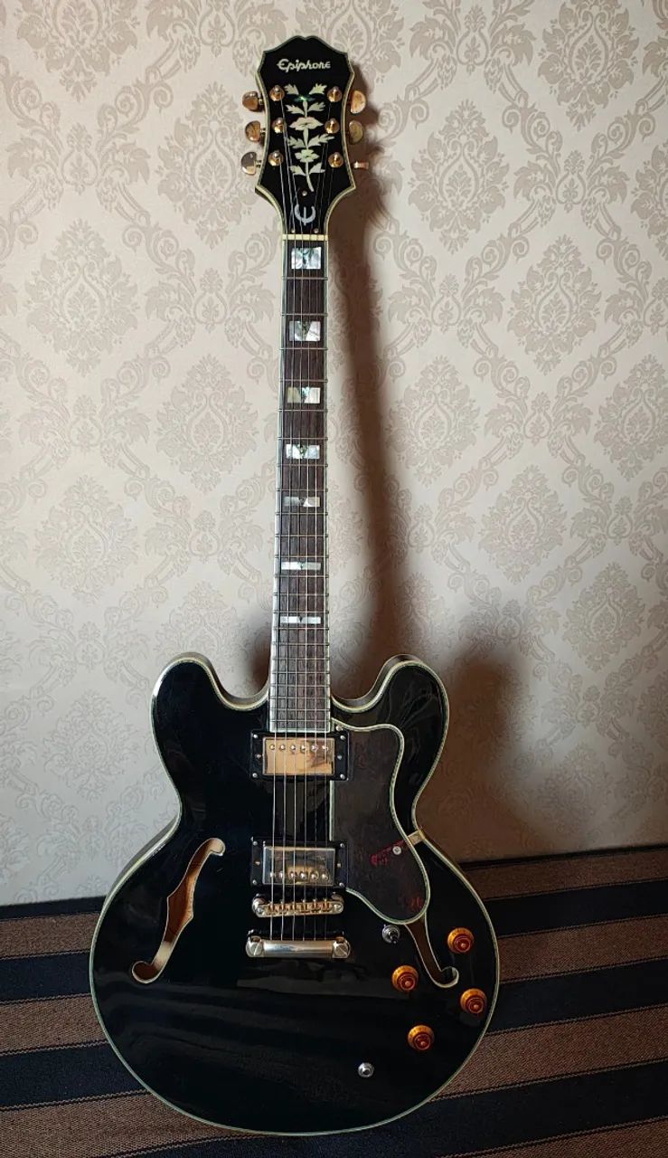 EPIPHONE SHERATON II EBONY - SUPER TUNADA!!!