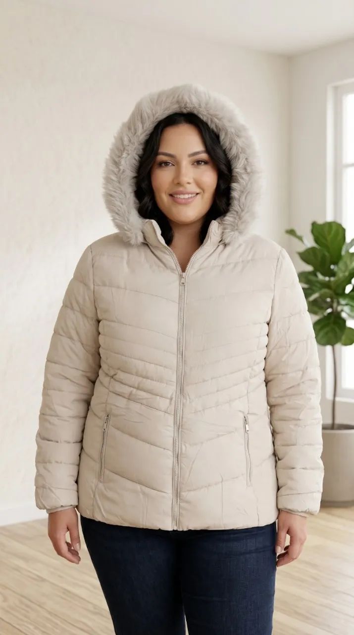 Jaqueta Plus Size Feminina - Foto 2