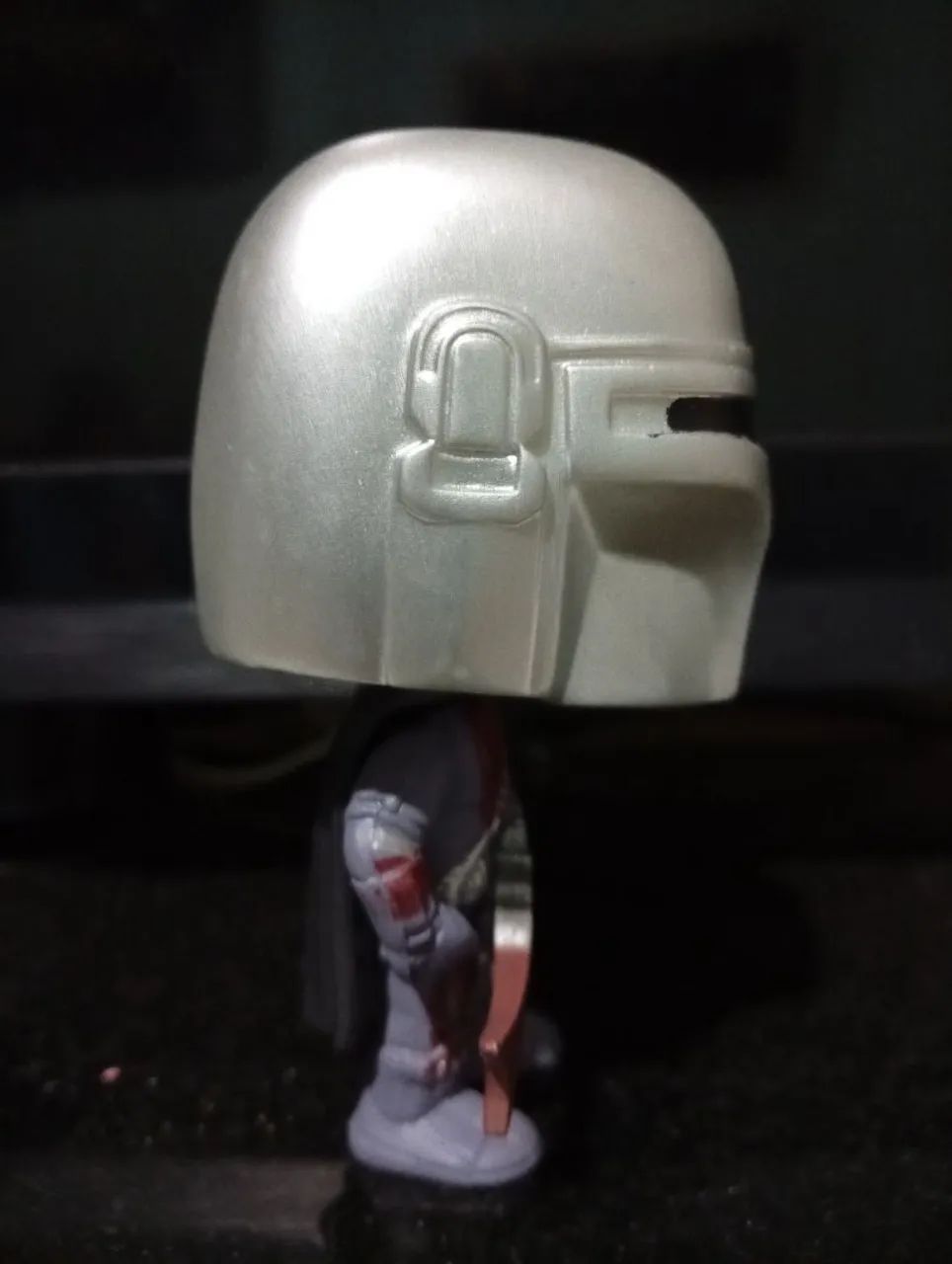 Boneco Mandalorian Star Wars tipo Pop  - Foto 4
