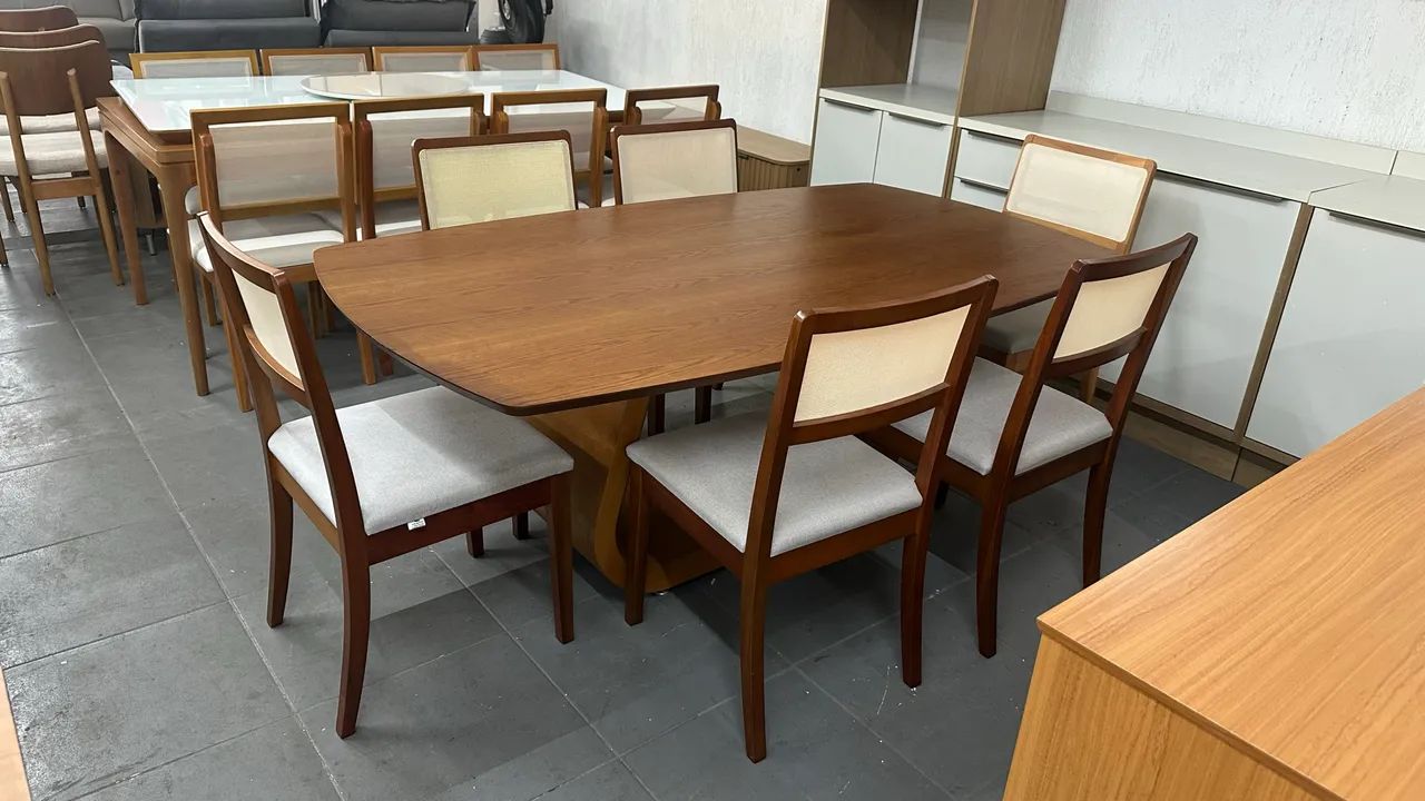 Mesa de madeira completa  - Foto 2