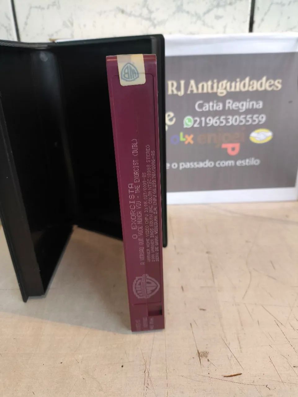 Fita VHS O EXORCISTA - A VERSÃO QUE VOCÊ NUNCA VIU (DUBLADO/TERROR) RARIDADE 