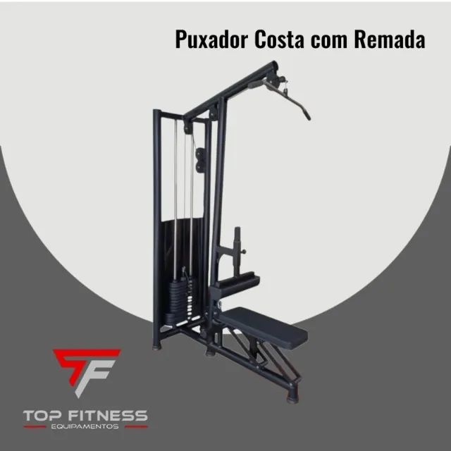 Puxador Costa com Remada 