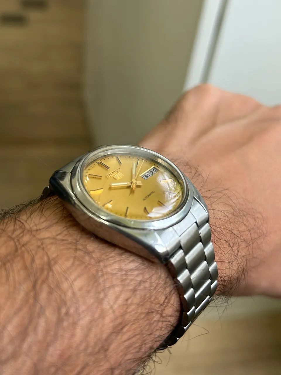 Relógio Seiko 5 automático impecável - Foto 4