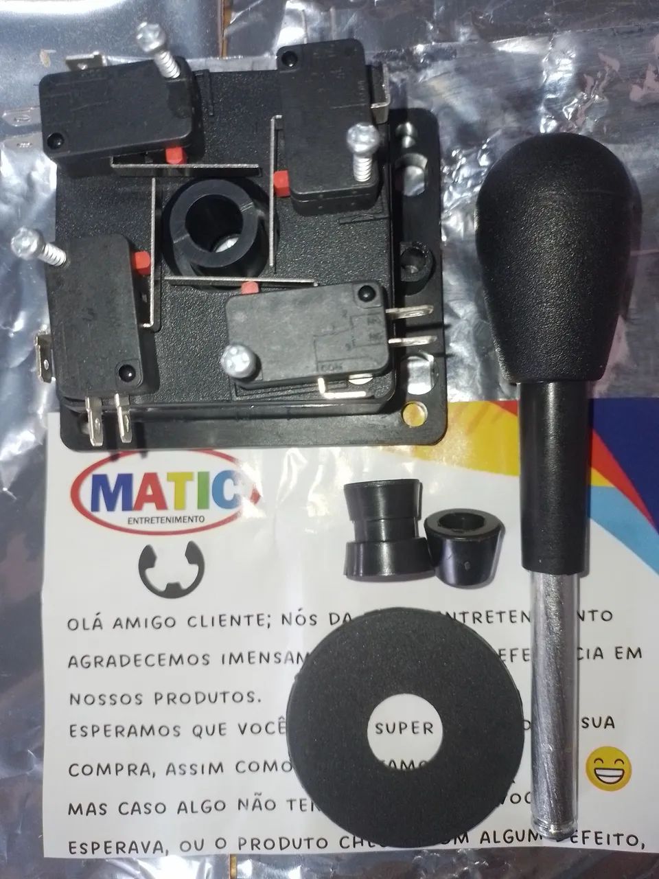 Comando fliperama arcade original com micros