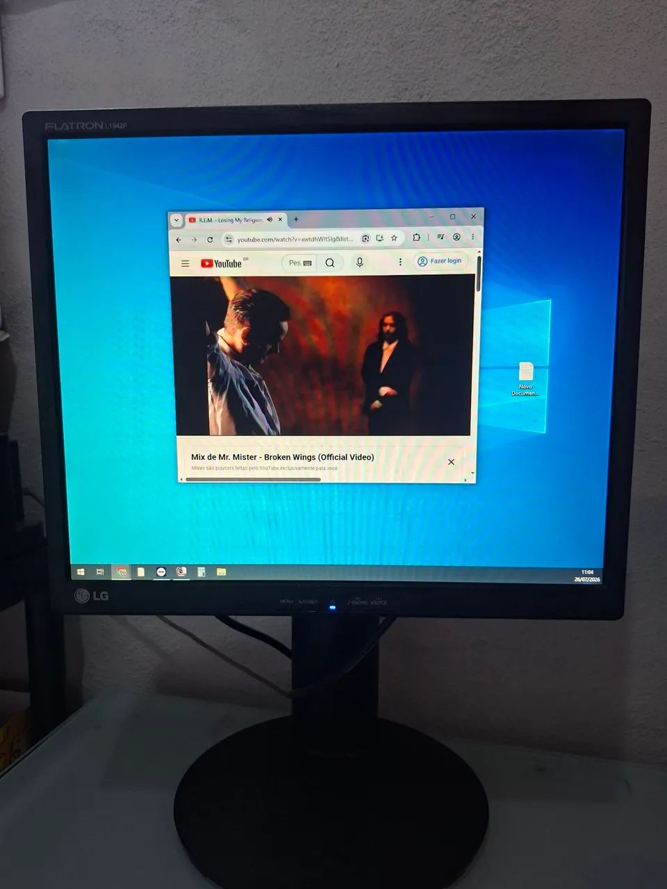 monitor LG l1942p em excelente estado