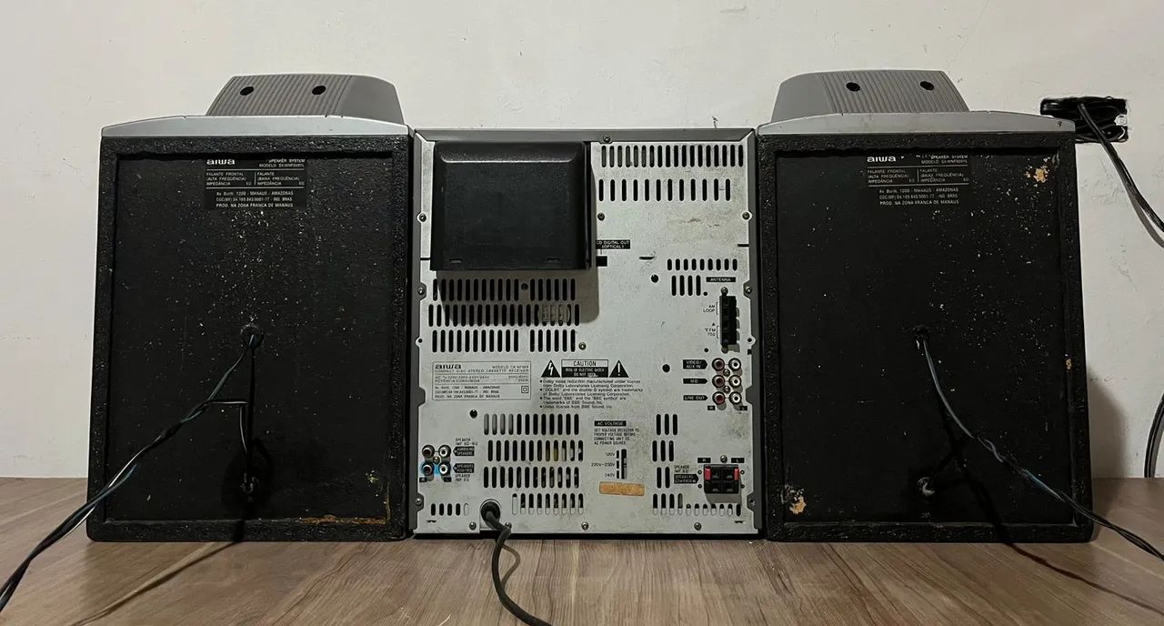 Mini System Aiwa Nsx-F969 4200 Watts *Philips*Sony Leia Descrição