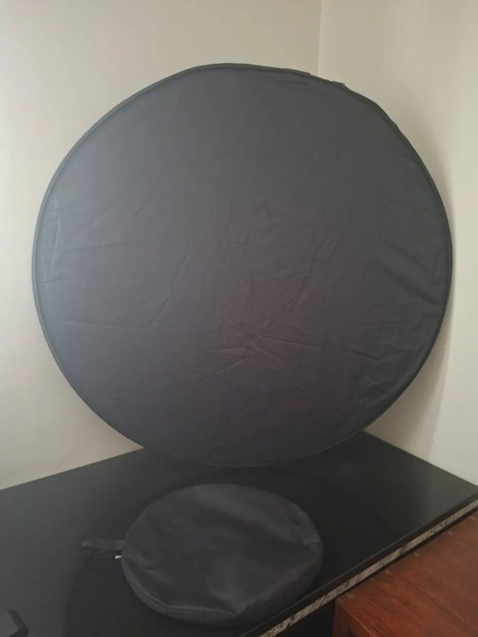 Rebatedor Luz 105cm, grande, 5 em 1 p/ fotos - Difusor, Defletor, Refletor - Foto 3