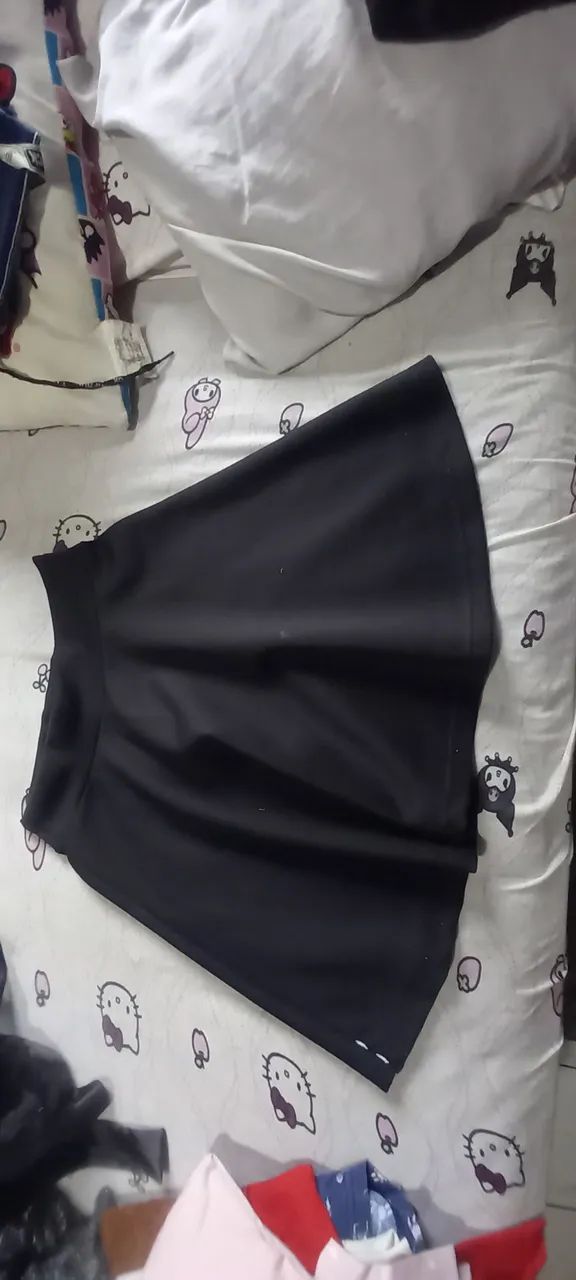 Saia evase preta - Foto 2