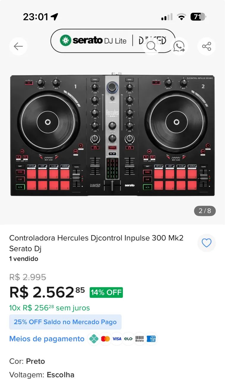 CONTROLADORA HERCULES 300 MK2 - Foto 5
