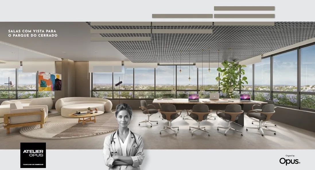 Sala Comercial Atelier Opus 50,87m² - Foto 4