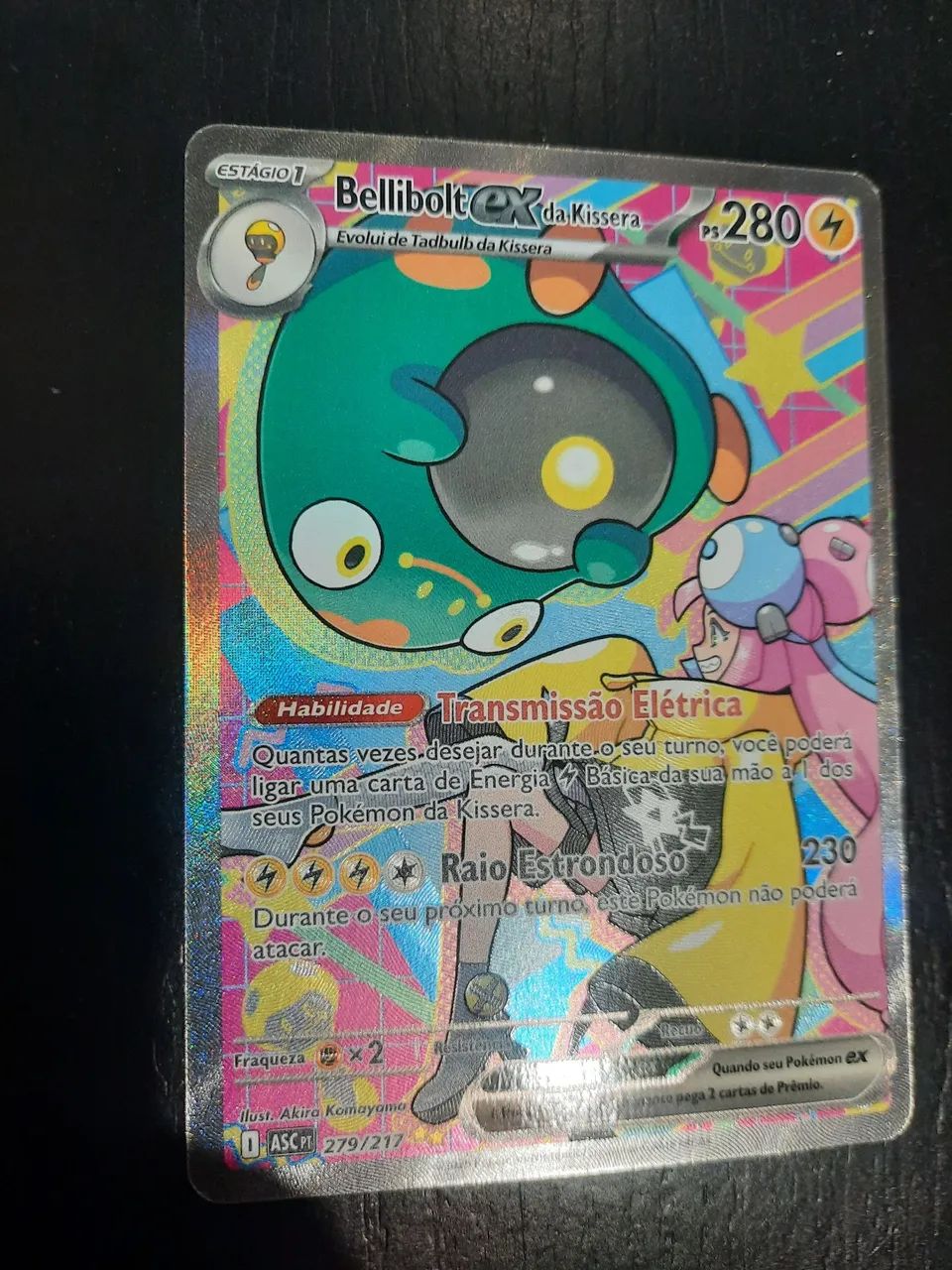Carta Pokemon rara Bellibolt - Foto 3