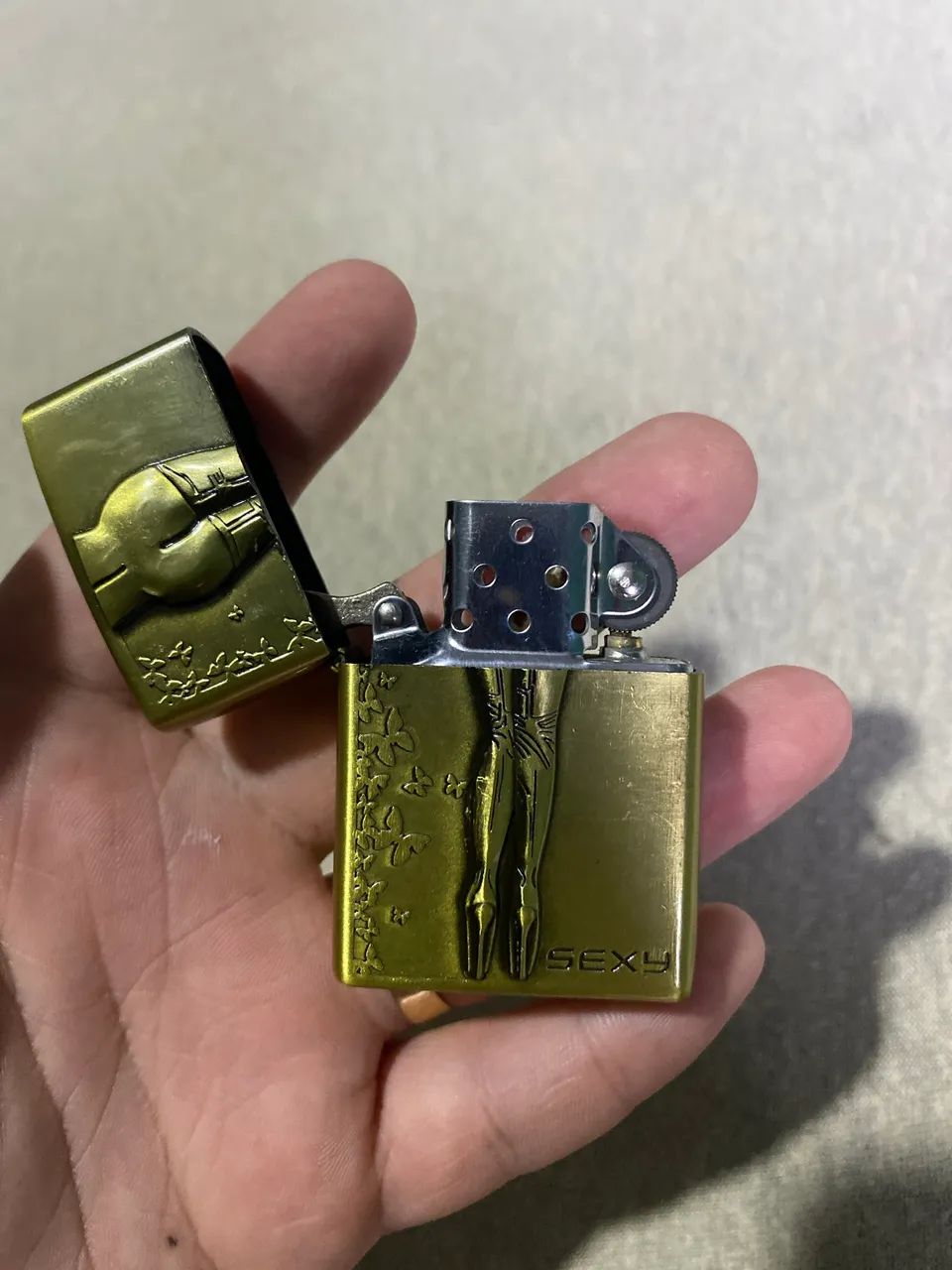 Isqueiro Kantai JT2 Dourado 3D - Colecionável - Foto 3
