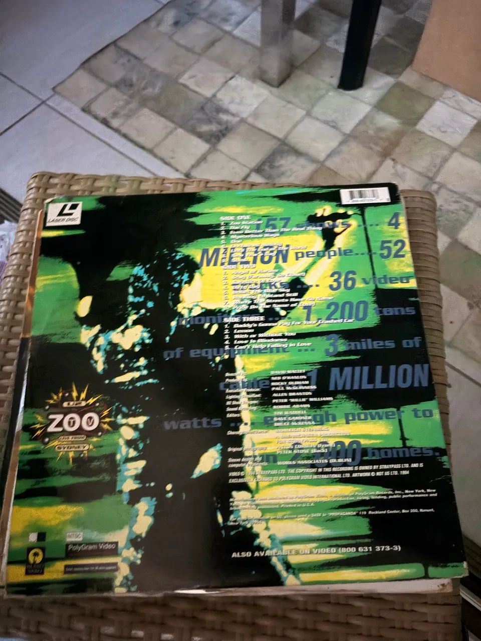 Laser disc U2 live from sydney - Foto 2