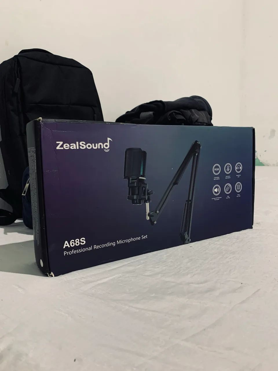Microfone ZealSound A68s USB - Foto 2