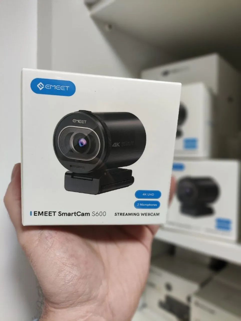 WebCam Emeet S600 4k - @LJCEletro