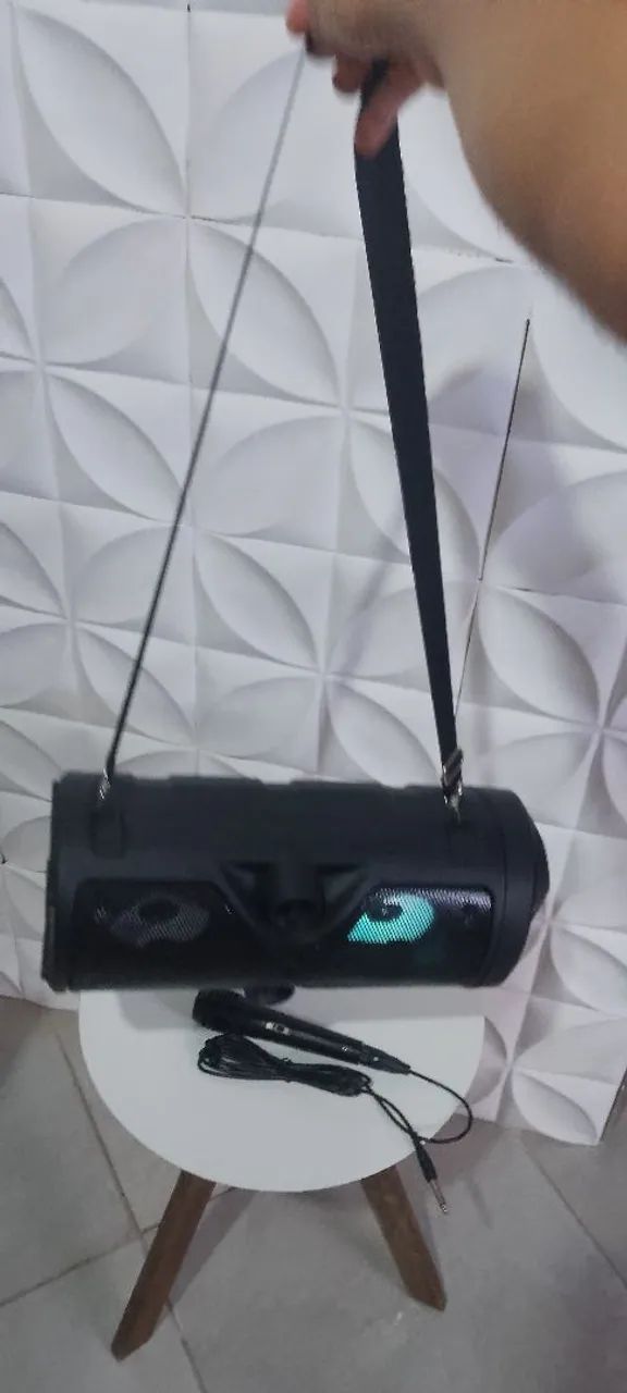 Som com controle,microfone com garantia de 6 meses - Foto 3