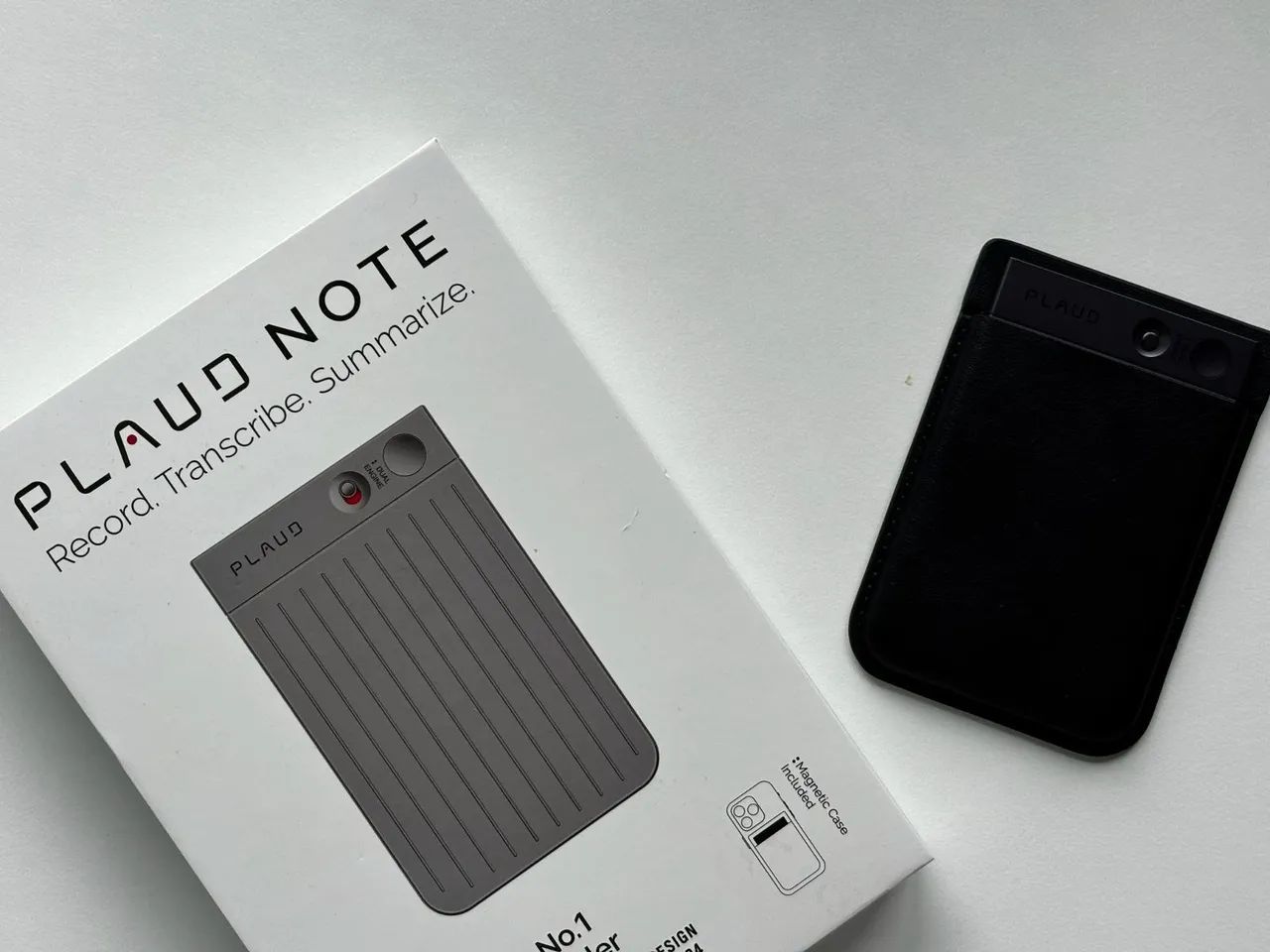Gravador de Voz AI Plaud Note 64GB Preto com ChatGPT e Transcrição - Foto 2