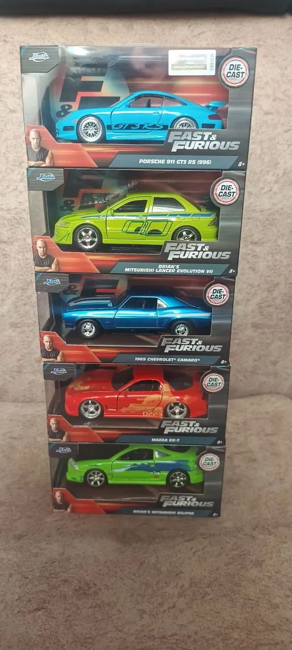 Miniatura velozes e furiosos 1/32