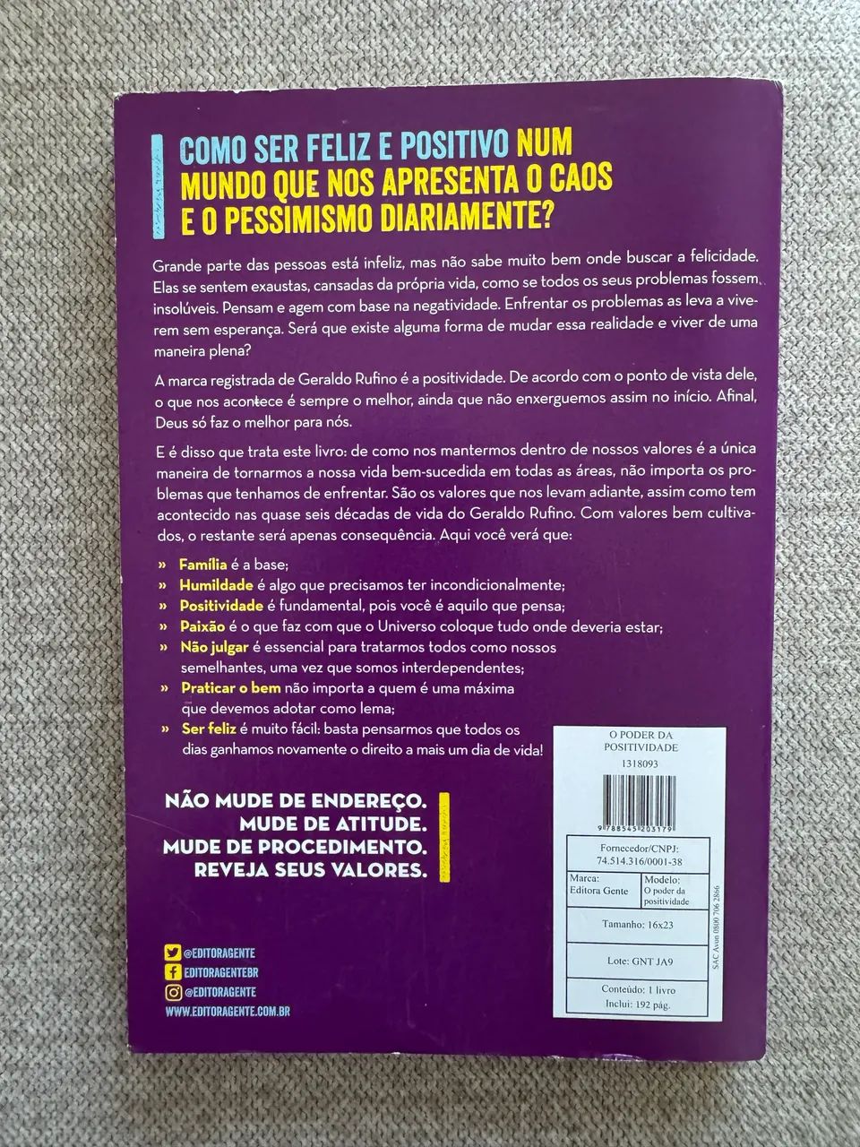 Livro: O poder da positividade  - Foto 2