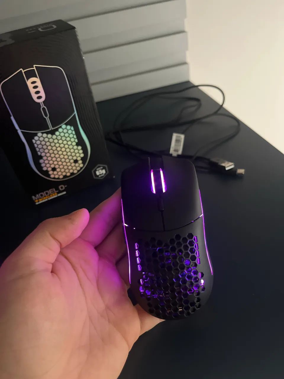 Mouse Gamer Glorious Model O- Rgb Wireless - Preto - Foto 3