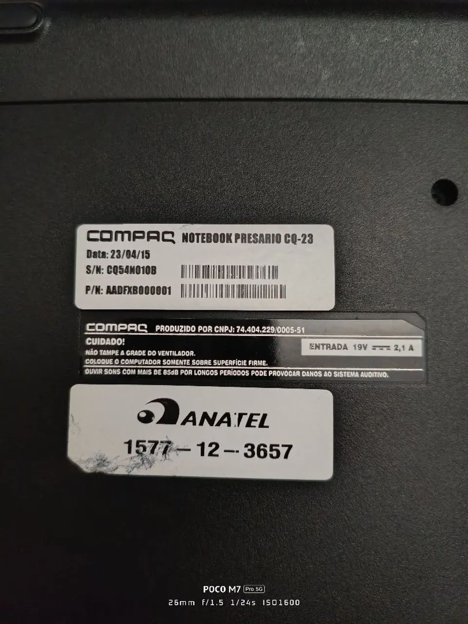 Laptop Compaq Presario CQ-23 - Foto 3