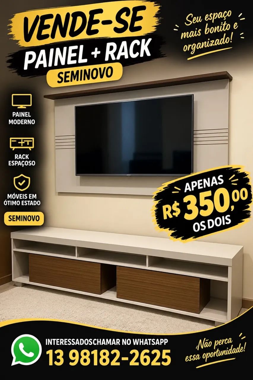 Painel e rack 