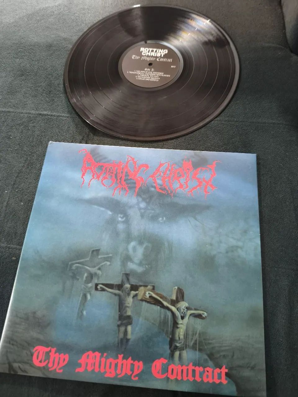 ?[RARO] Vinil LP Rotting Christ - Thy Mighty Contract (Black Vomit Records)