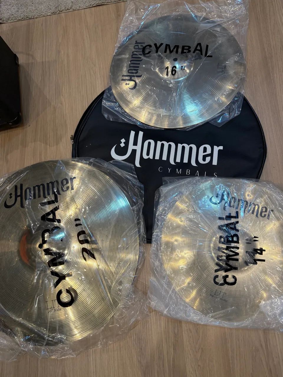 Kit De Pratos Hammer Lit 14'' 16'' E 20''  - Foto 2