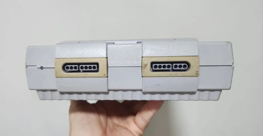 Super Nintendo c/ controle Original e fonte original SNES - Foto 5