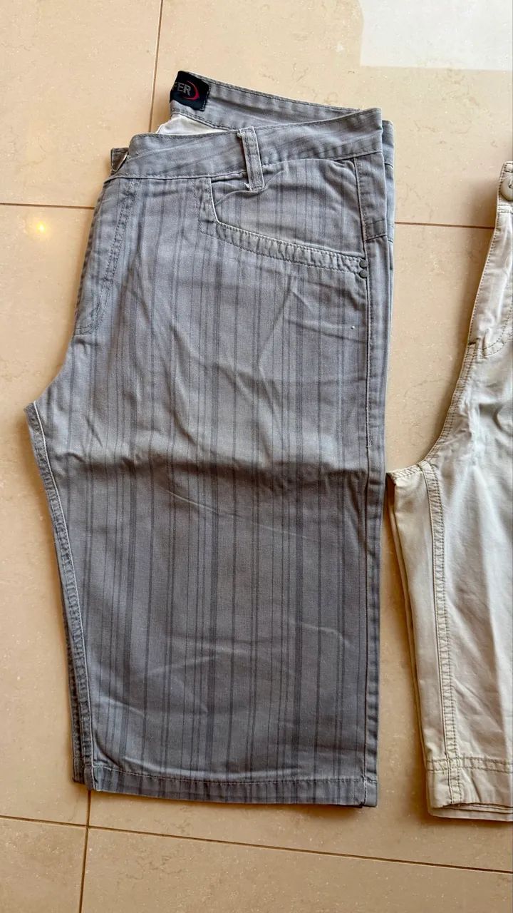 Kit com 3 bermudas tamanho 44 - Foto 4