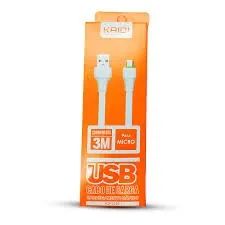cabo micro usb 3 metros