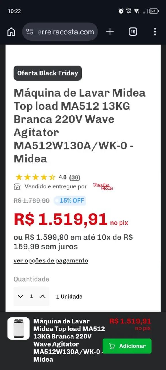 Máquina de lavar midea - Foto 4