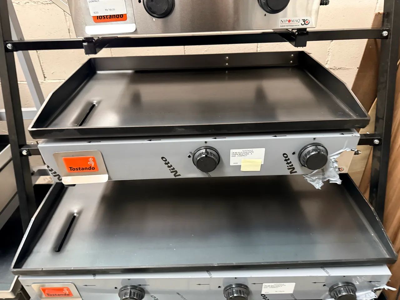 CB-80 GLP CONJUNTO CHAPA BIFETEIRA A GÁS - COMPACT 