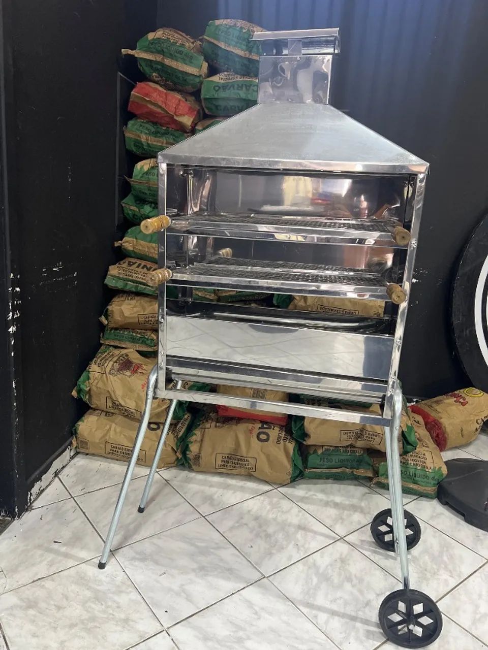 Churasqueira inox