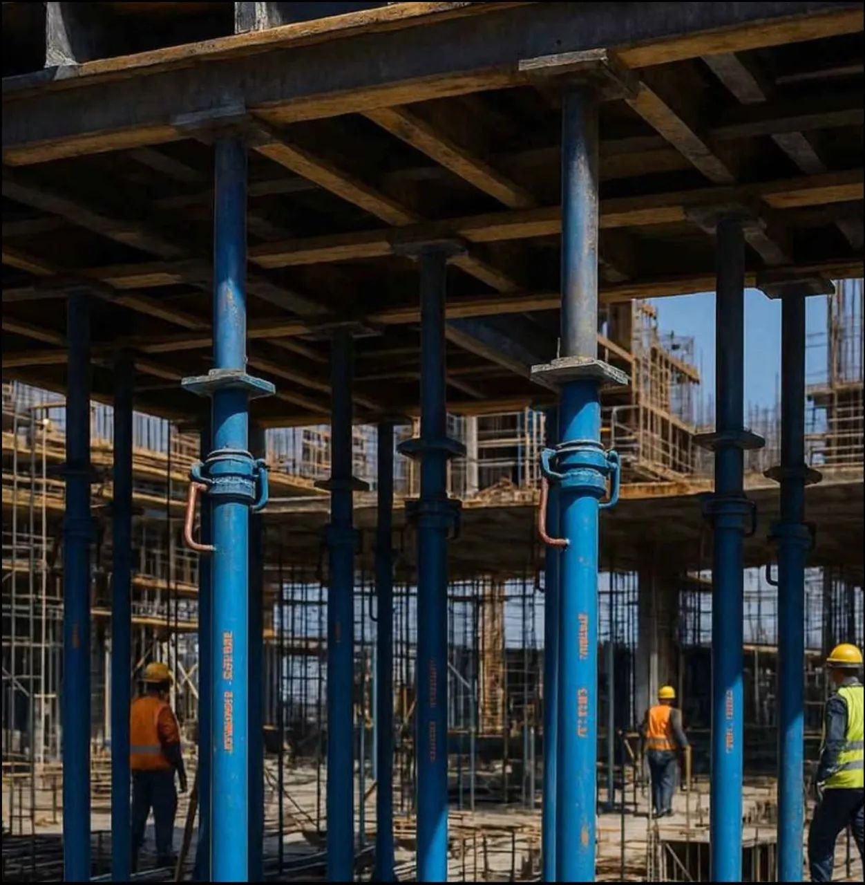 Andaimes e escória de lajes  - Foto 2