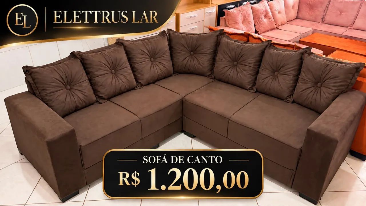 SOFÁS DE CANTO NOVOS - Foto 2