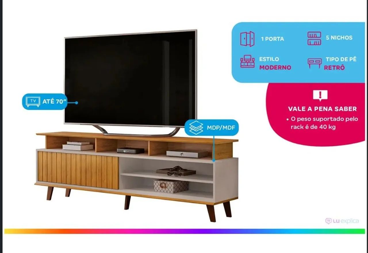 Rack para TV (NOVO) - Foto 4