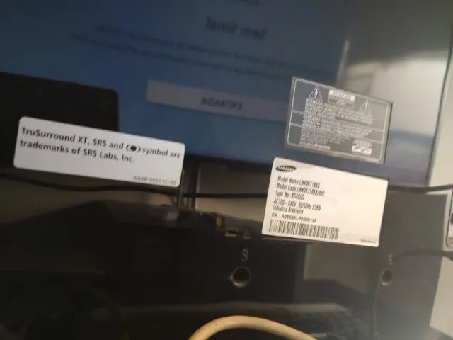 TV Samsung 40 polegadas antiga com mancha na tela. - Foto 2