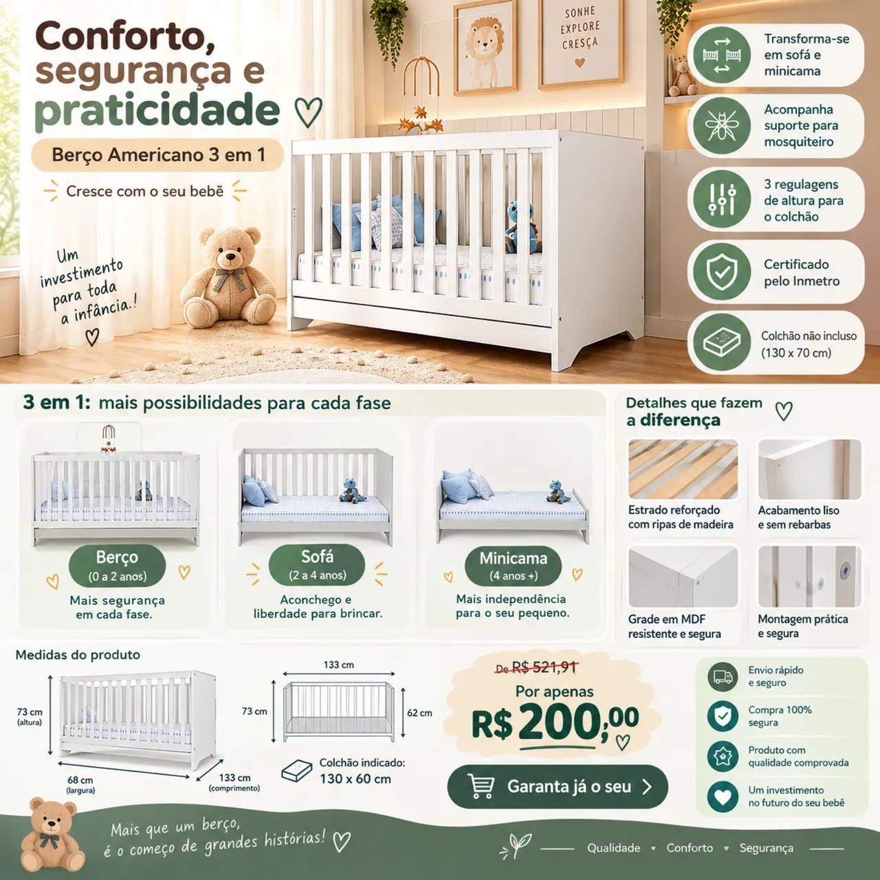 Berço infantil 
