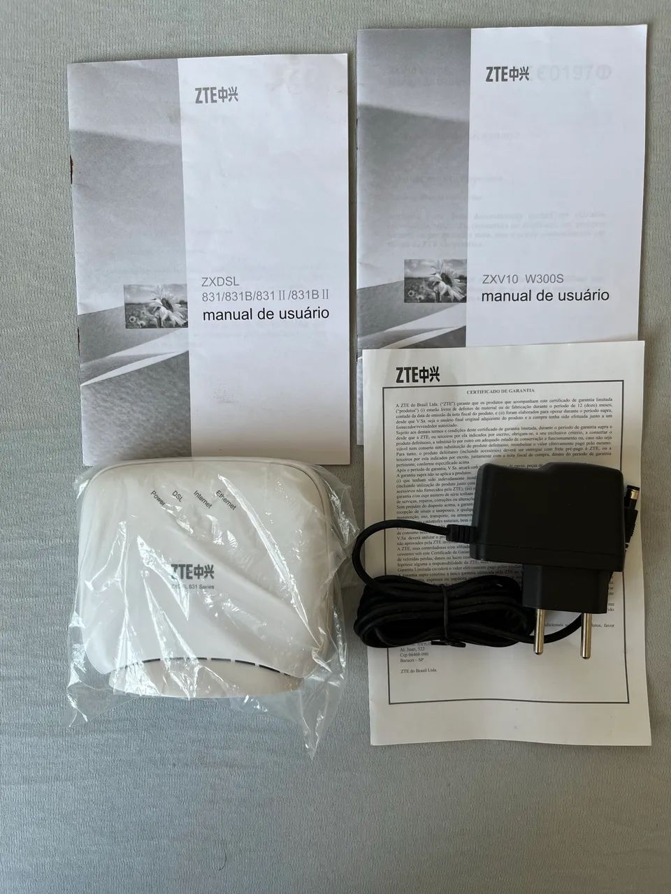 Modem ZTE zxdsl 831 series com fonte - Foto 2