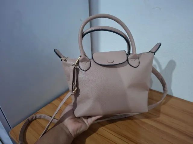 Bolsa Transversal em Tom Rosé - Foto 4
