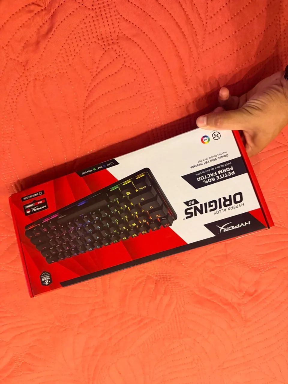 Teclado mecânico hyper alloy 60